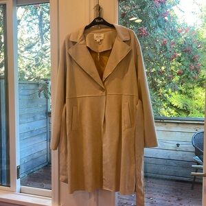 HYFVE faux suede trench coat. Never worn.